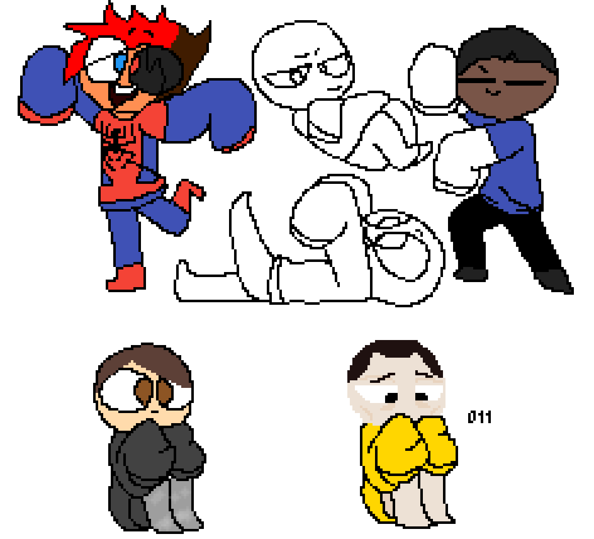 Pixilart - Collab by Foxy2409