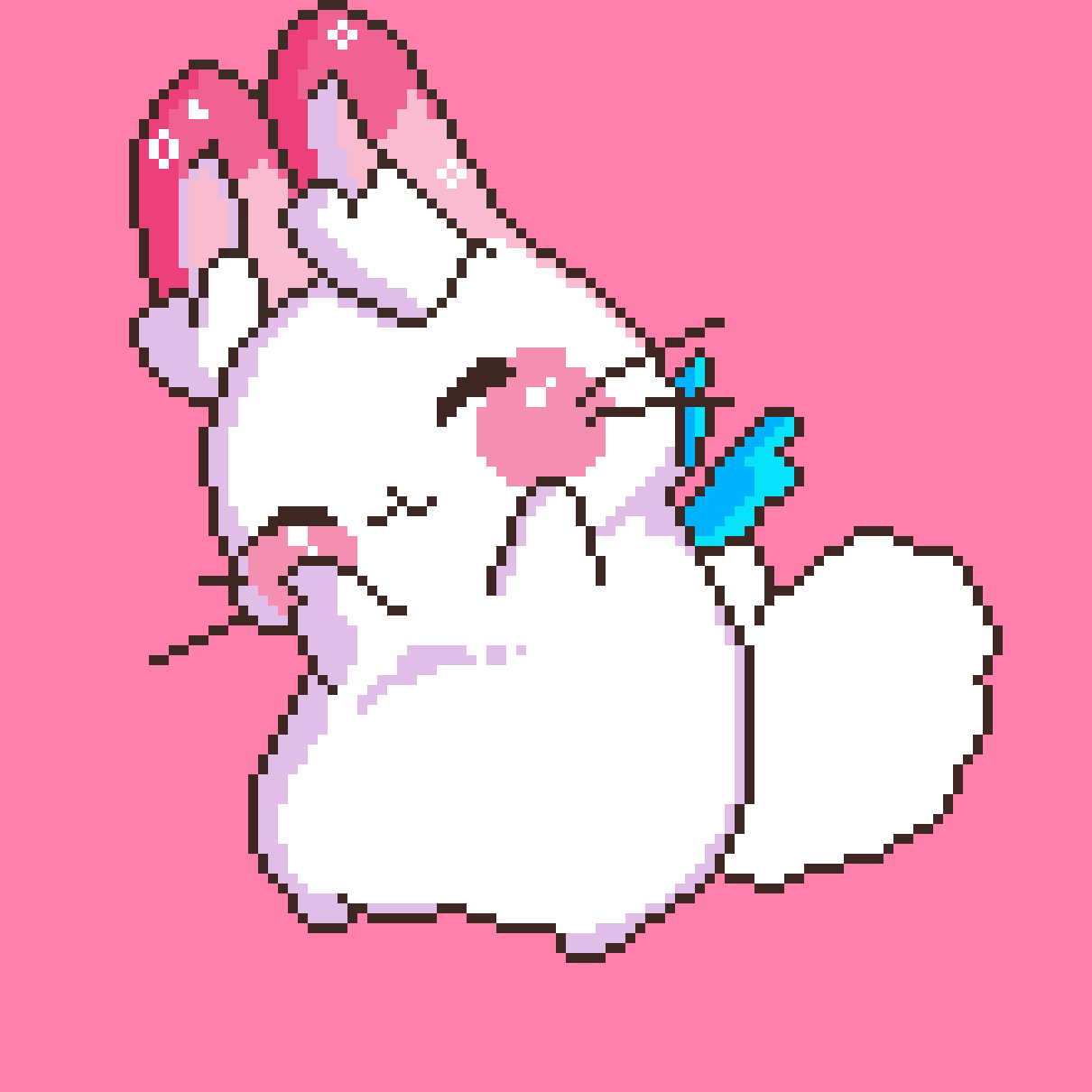 Pixilart - cute bunny by Gay-Man4