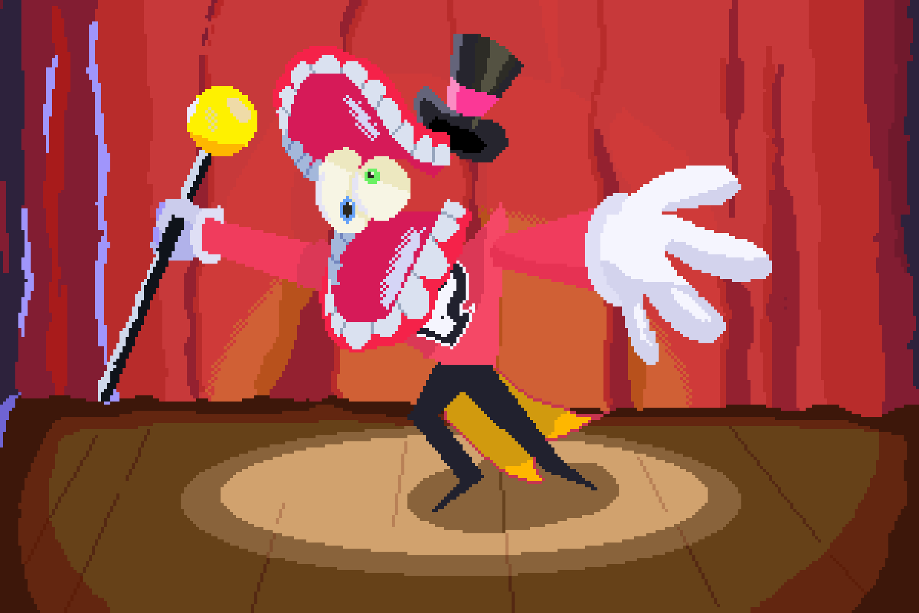 Pixilart - Caine the ring master by Octopie34