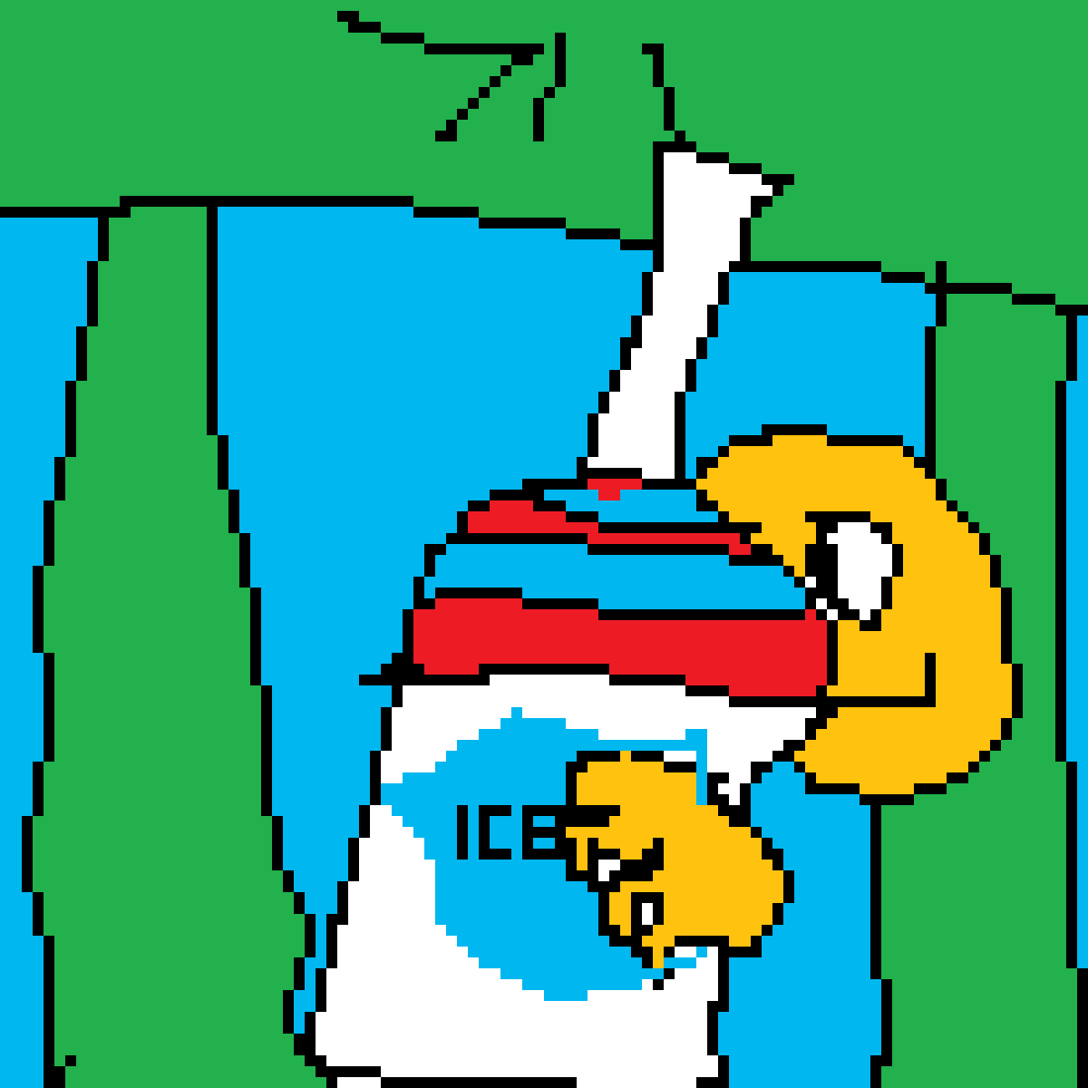 Pixilart - blud gets slupe by murder-dev